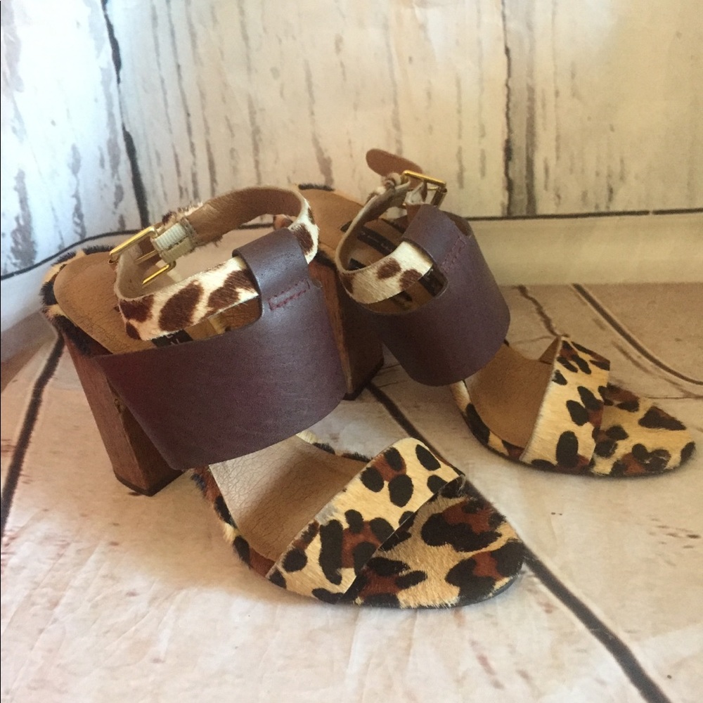 Steve Madden Catalina Leopard fur Heels